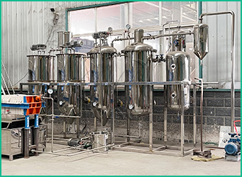 Máquina refinadora de aceite de palma