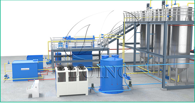 máquina refinadora de aceite de palma
